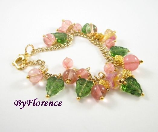 Spring flowers - bratara # F0445
