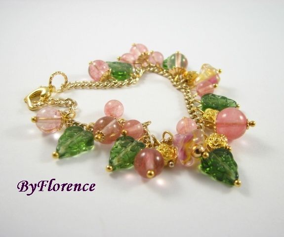 Spring flowers - bratara # F0445