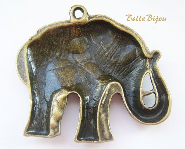 Elefant finisaj bronz 48x49x6 mm