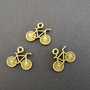 PANDANTIV BRONZ BICICLETA - 15 X 13 MM