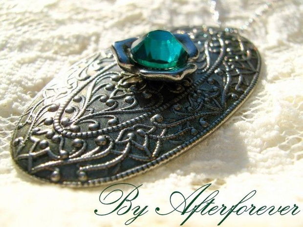 925 sterling silver *magic emerald* REZERVAT!