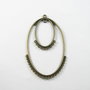 Pandantiv/chandelier bronz 80x42mm # 1436