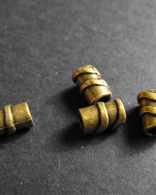 DISTANTIER BRONZ PENTRU SNUR - 10 X 6,5 MM
