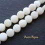 Coral alb disc aprox 6x3 mm