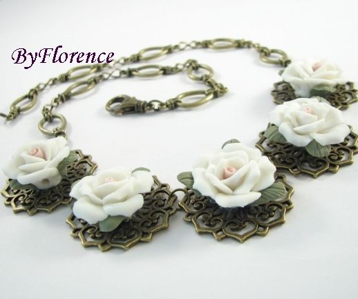Porcelain roses 2 # F0549