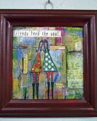 Tablou - Friends feed the soul