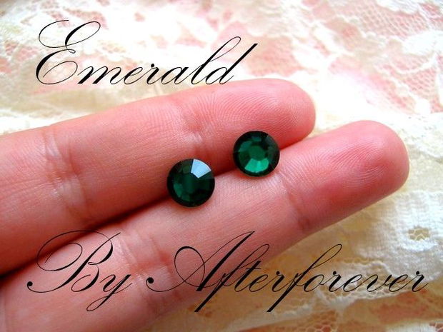 925 sterling silver EMERALD-rezervat!