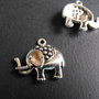 PANDANTIV ELEFANT - 24 X 23 MM