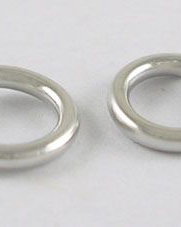 Zale culoarea platinei, 6mm, 100 buc