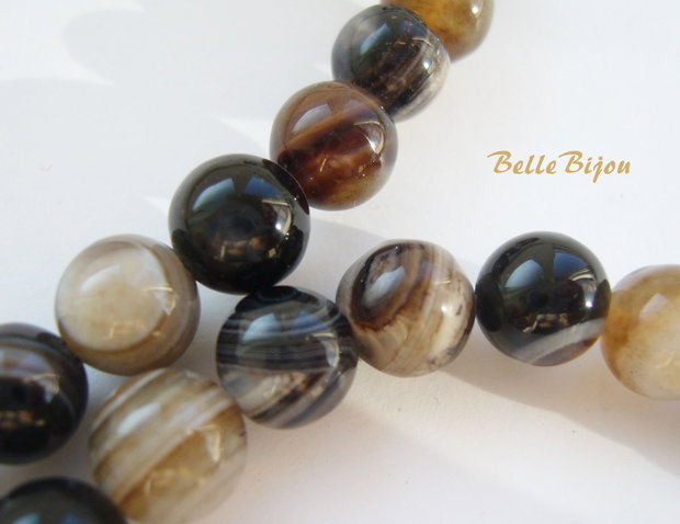 Agate orbiculare aprox 8 mm