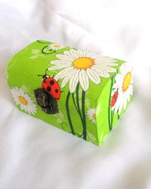 cutie lemn decorata 16306