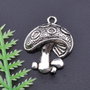 Charm ciuperca, 22.5x19mm