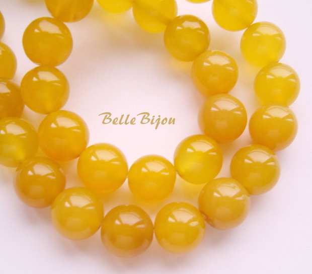 Agate galbene 10 mm