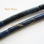 Lapis lazuli calitatea A tubulet aprox 4-4.5x10 mm