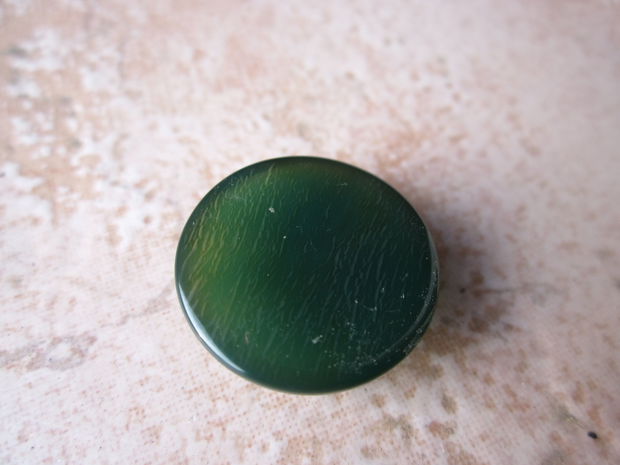 Cabochon agata verde inchis 20mm