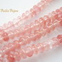 Cherry cuart rondele 6.5-7x4 mm