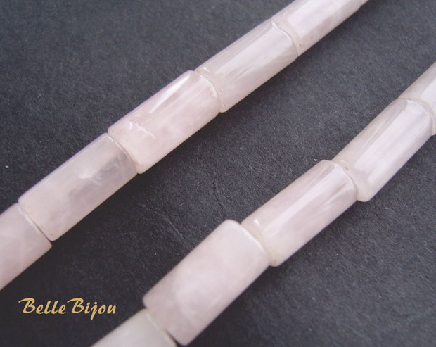 Cuart roz tubulet cilindric aprox 12x5.5-6 mm
