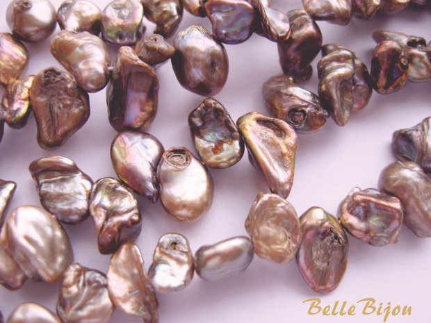 Perle de cultura vopsite aramii 8-11x5-7 mm