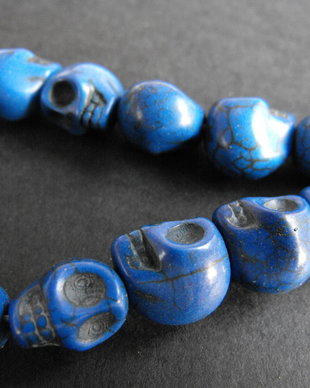 HOWLIT FORMA DE CRANIU - ALBASTRU - 12 MM