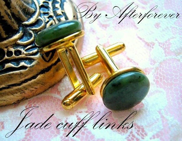 JADE CUFF LINKS (BUTONI)