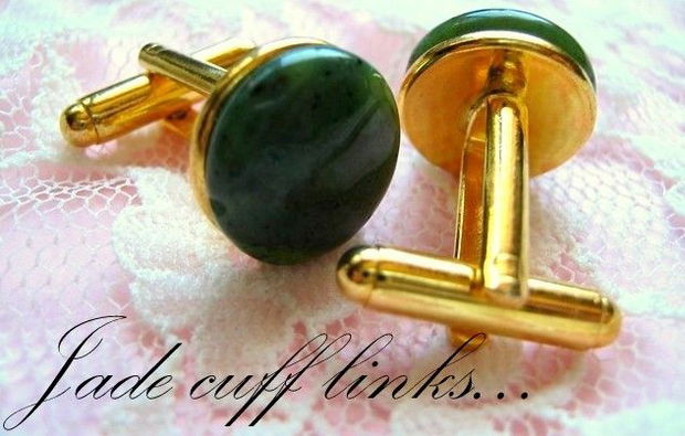 JADE CUFF LINKS (BUTONI)