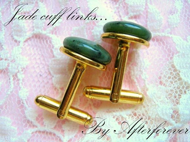 JADE CUFF LINKS (BUTONI)