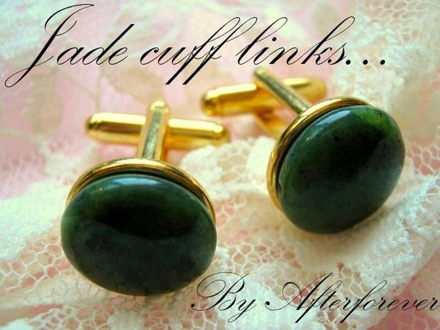 JADE CUFF LINKS (BUTONI)