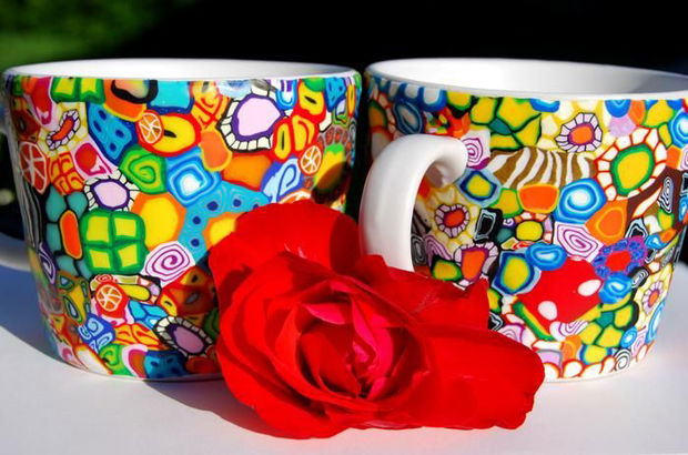 Psychedelic INDRA Tea Cup from Goa Collection