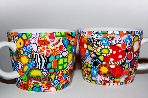 Psychedelic INDRA Tea Cup from Goa Collection