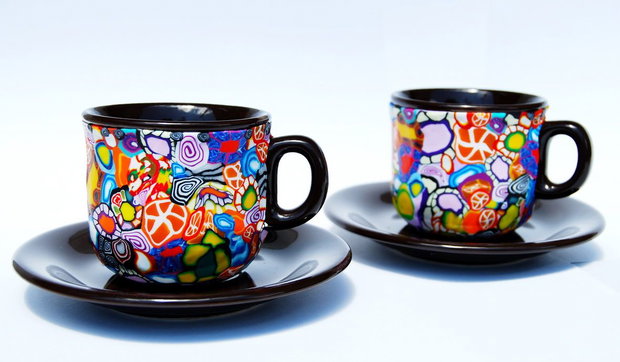 Set 2 Cesti Cafea " Goa  Morning " from Goa Collection - Disponibil la comanda