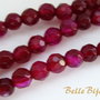 Agate visinii fatetate 4 mm