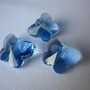 Fluturasi bleu, cristal fatetat 15mm