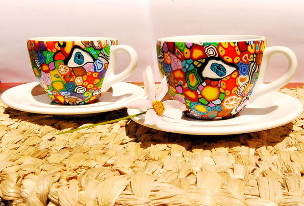 Set 2 Cesti Cafea " Goa Morning " from Goa Collection