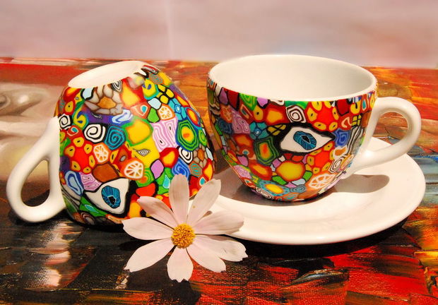 Set 2 Cesti Cafea " Goa Morning " from Goa Collection