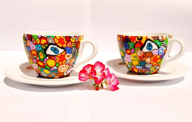 Set 2 Cesti Cafea " Goa Morning " from Goa Collection