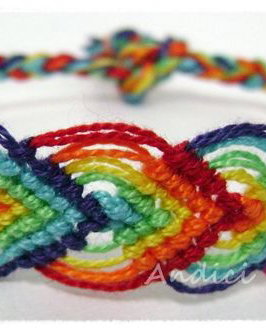 Friendship bracelet - Rainbow
