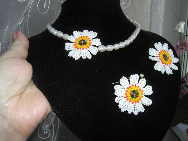 Set colier si cercei Margarete REZERVAT