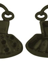 Charm rochita, bronz antichizat