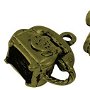 Charm telefon, bronz antichizat