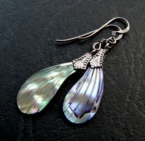 VINTAGE DRAGONFLY WINGS- 925 STERLING SILVER