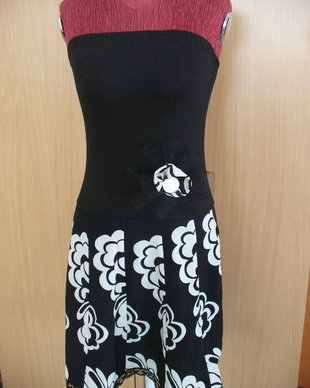 rochie alb negru II