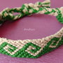 Friendship bracelet - Greek waves
