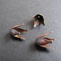 CAPACELE LALEA CUPRU - 13 X 7,5 MM