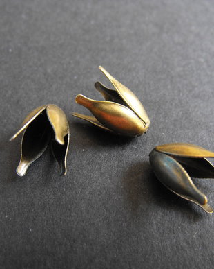 CAPACELE BRONZ LALEA  - 13 X 7,5 MM
