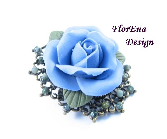 Something blue - colier # F0627
