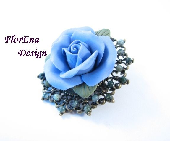 Something blue - colier # F0627