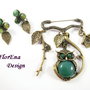 Set Buha - cercei+brosa # F0640