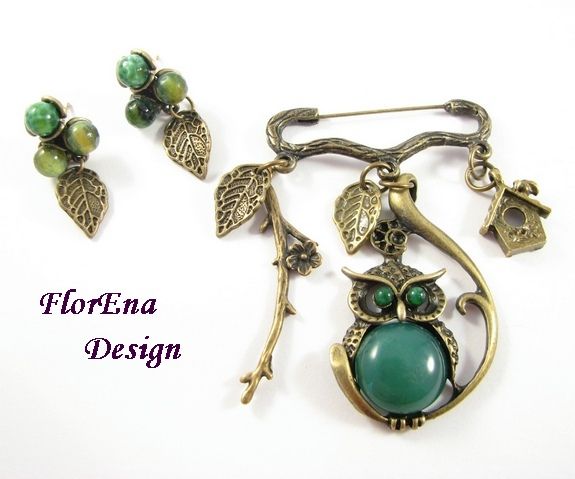 Set Buha - cercei+brosa # F0640