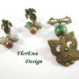 Set Buha - cercei+brosa # F0641
