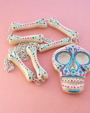 Sugar Skulls - colier